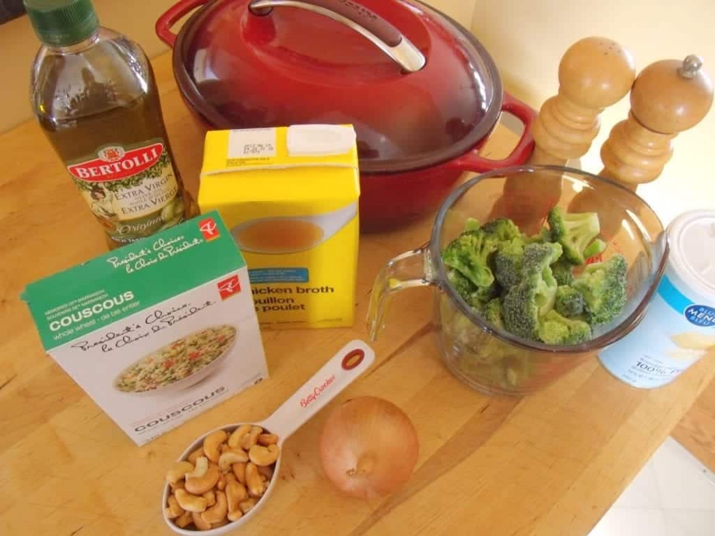 cashew broccoli couscous ingredients