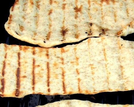 Homemade Grilled Flatbread on the BBQ ~ a delicious & easy recipe