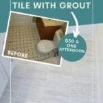 how to install and grout peel and stick tiles