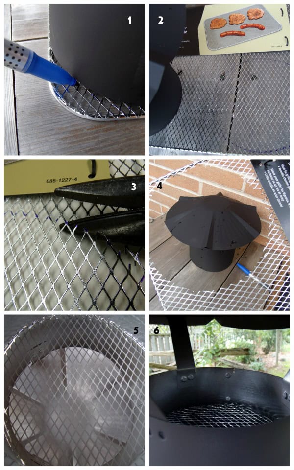 fix rusty outdoor firepace