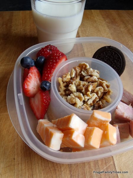 homemade lunchables container