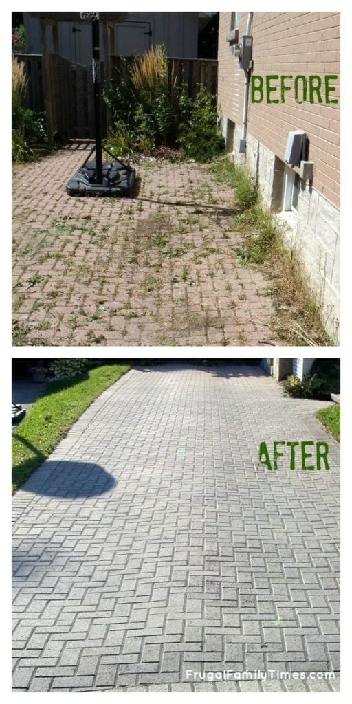 How to stop weeds from growing between pavers