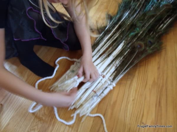 how to make a peacock costume