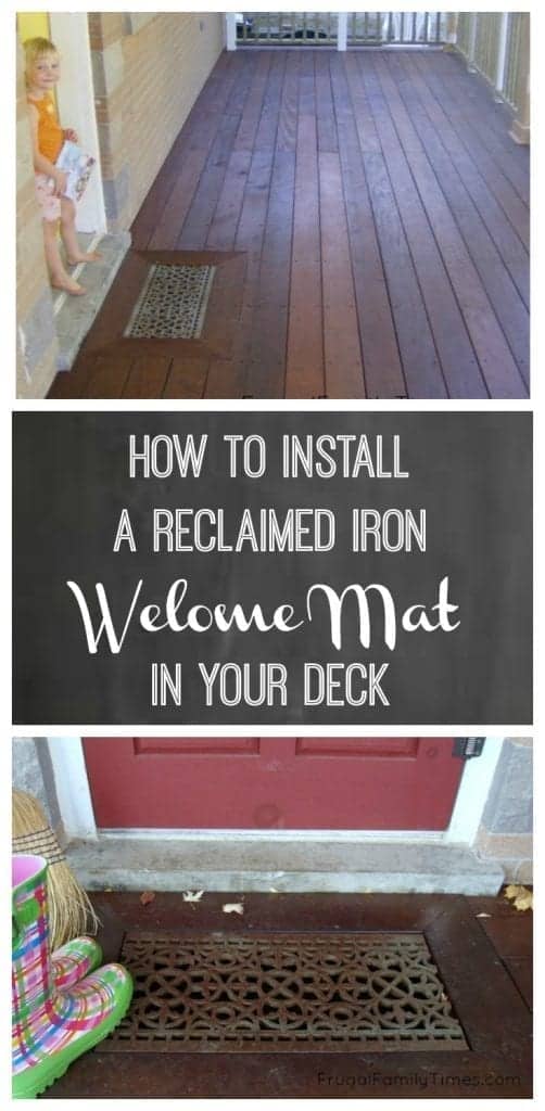 outdoor metal door mat