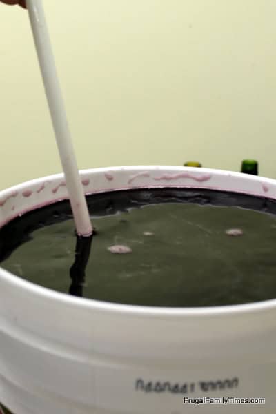 making wine at home from fresh juice
