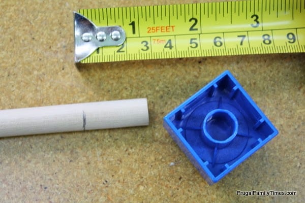 DIY Lego knobs steps