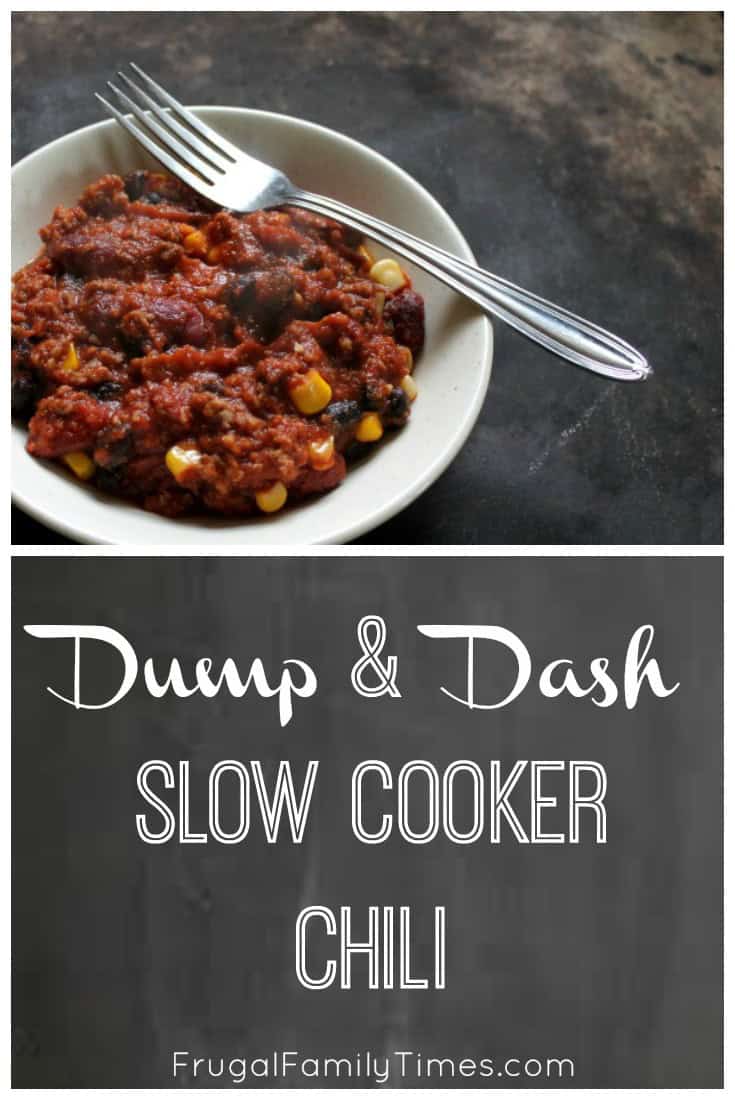 slow cooker dump chili