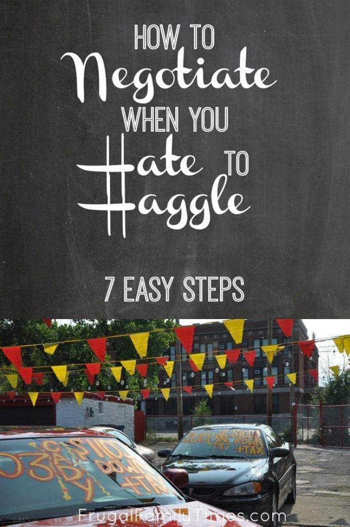 how to negotiate a lower price when you hate to haggle