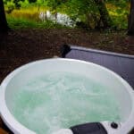 hard sided portable hot tub