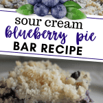 sour cream blueberry pie bar recipe
