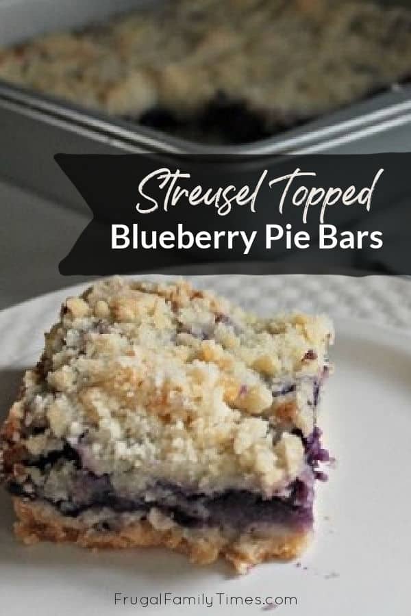blueberry pie bar squares recipe