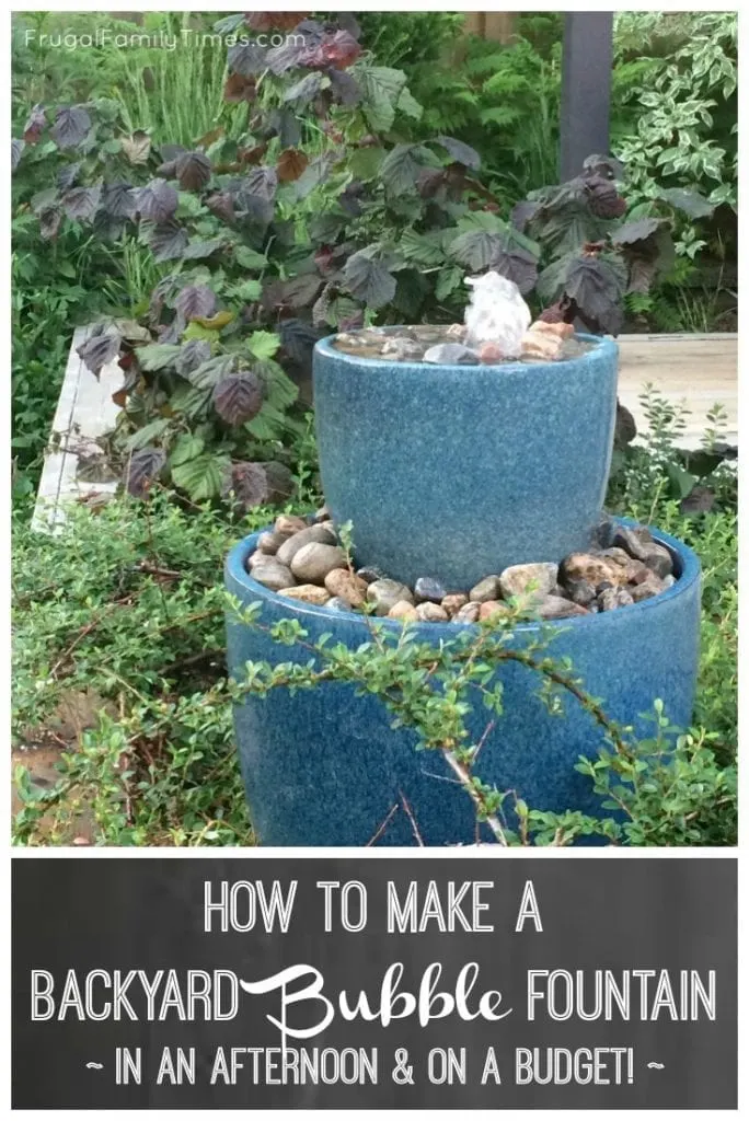 make a bubble fountain