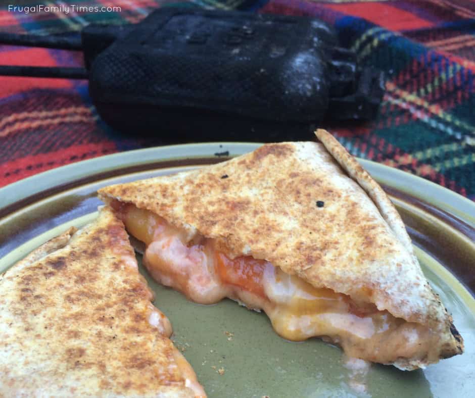 campfire quesadilla