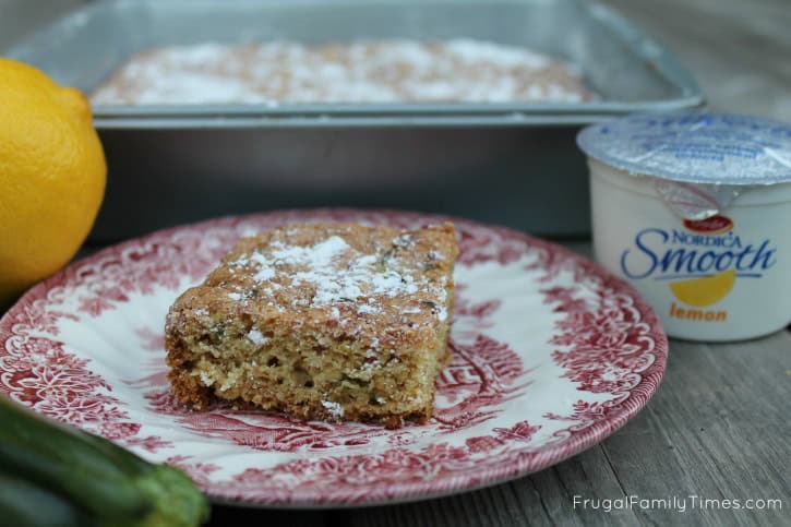 Smooth Lemon Zucchini Bars Recipe