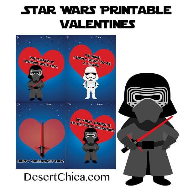 Dark Side Star Wars Valentines