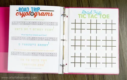 Road Trip Binder with Free Printables