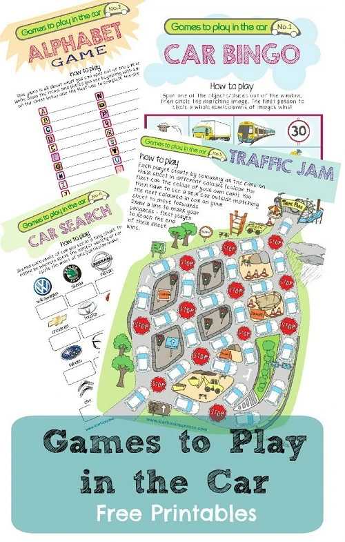 Free Road Trip Activity Pack  Road trip activities, Travel