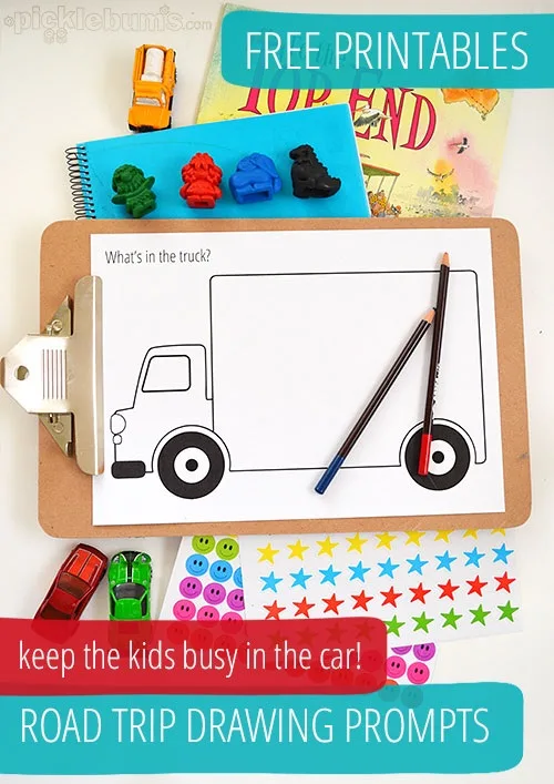 Road Trip Drawing Prompts – Free Printables