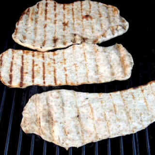 Homemade Grilled Flatbread on the BBQ