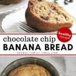 easy chocolate chip banana bread recipe