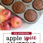 kid friendly apple spice muffins