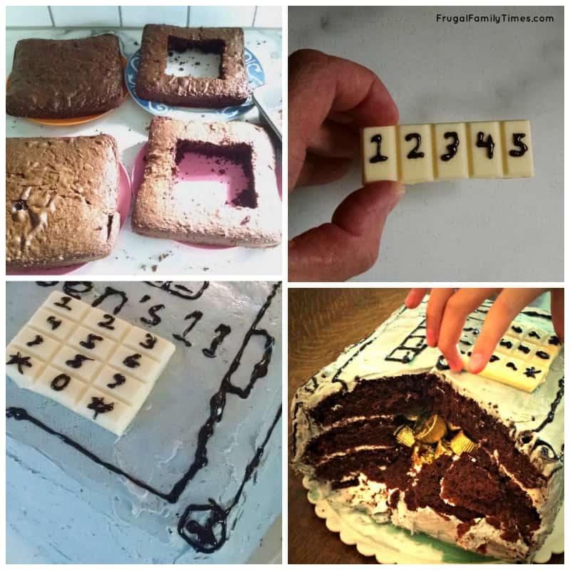 oceans eleven heist party cake