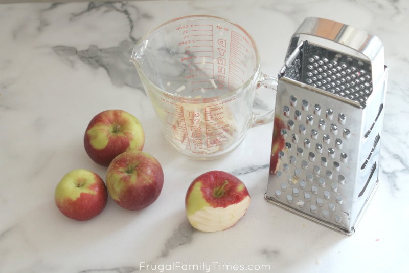 grated apple for muffins healthy