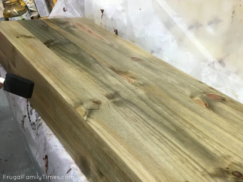 reclaimed wood stain solution