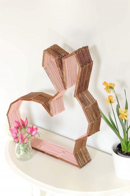 DIY Modern Bunny Wall Decor