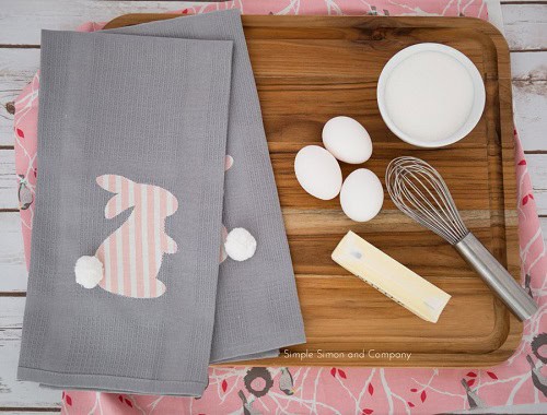 DIY Easter Kitchen Linens