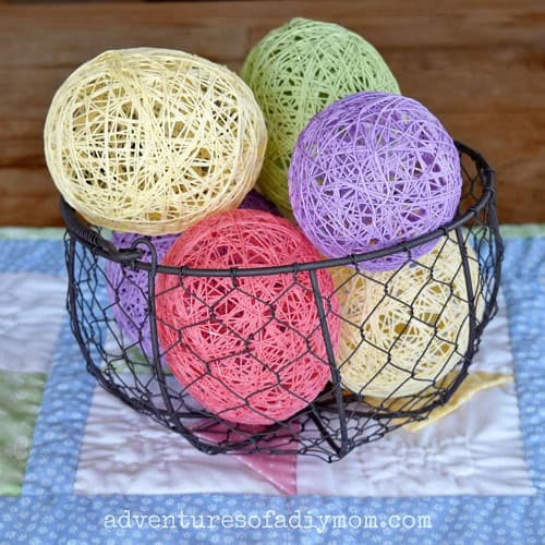 How to Make String Easter Eggs