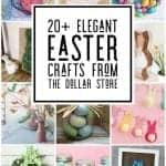 easter decor crafts from the dollar store