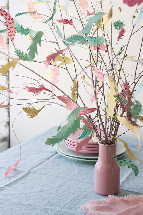 &nbsp;DIY Paper Swedish Easter Tree