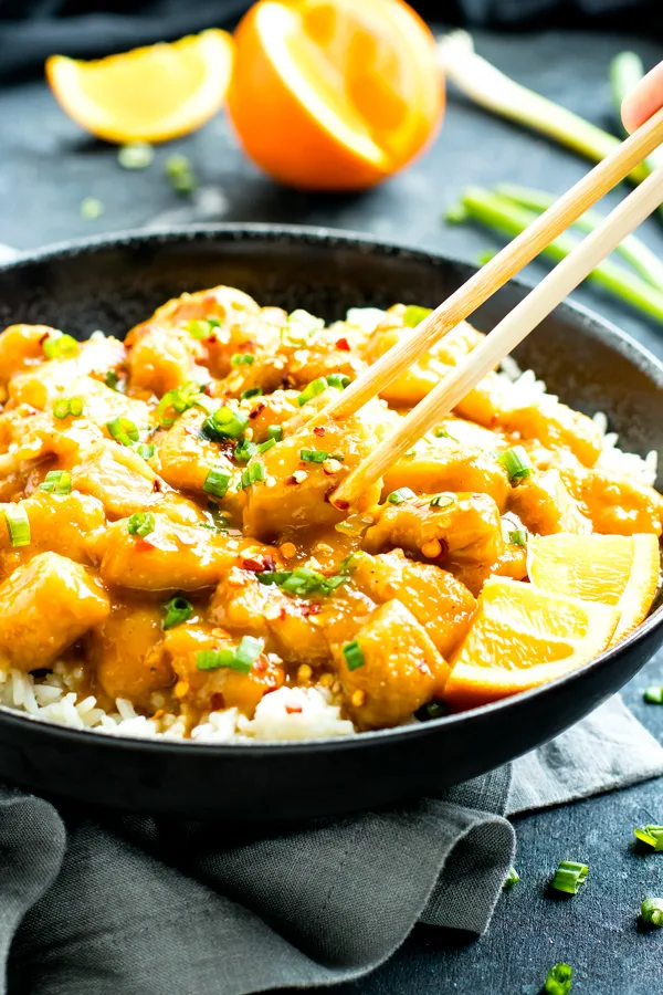 instant pot orange chicken