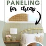 diy vertical shiplap paneling