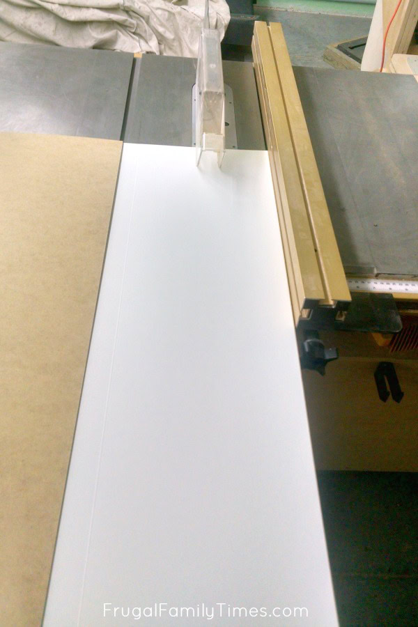 vertical shiplap cutting strips