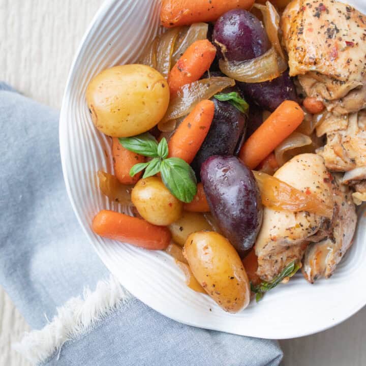 honey garlic slow cooker chicken and veggies recipe 4