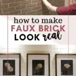 how to hide seams in brick paneling