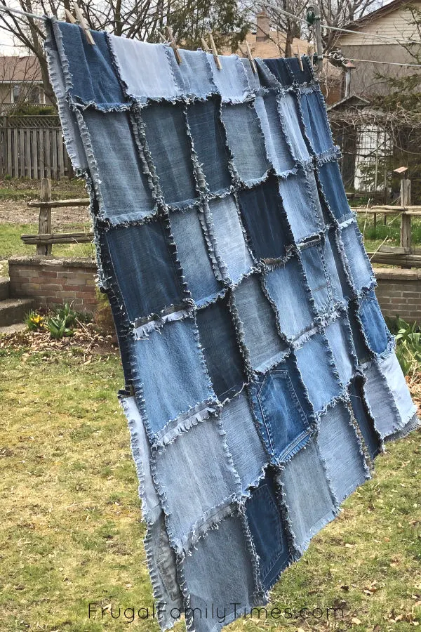 DIY Patchwork Denim Jeans 