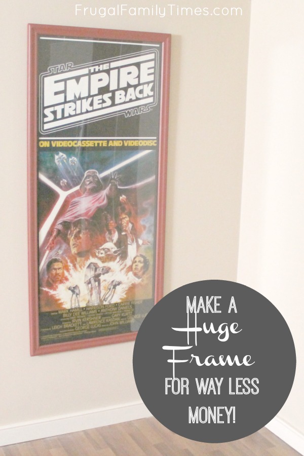 Making Easy Wood Frames For Large Art Or Posters