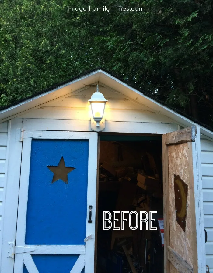 diy shed makeover