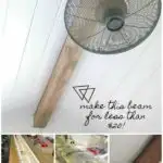 how to make faux wood beams