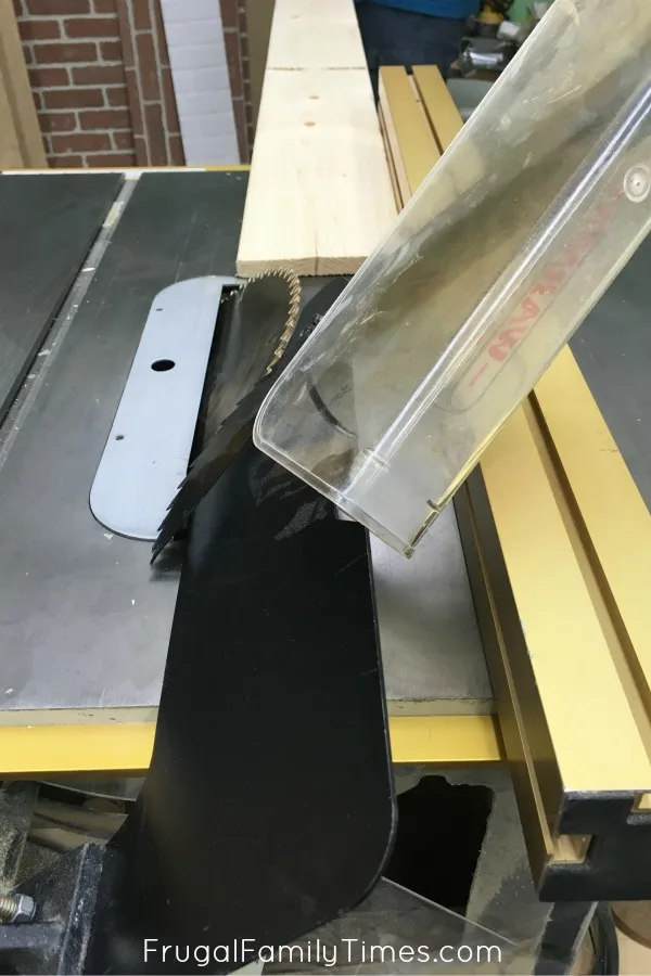 faux beam cut wood to size