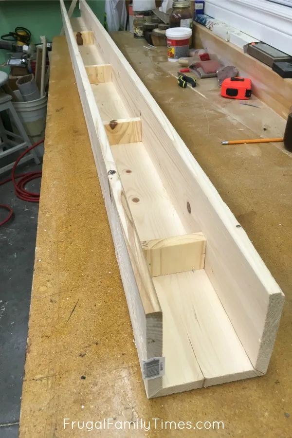 faux beam how to build it