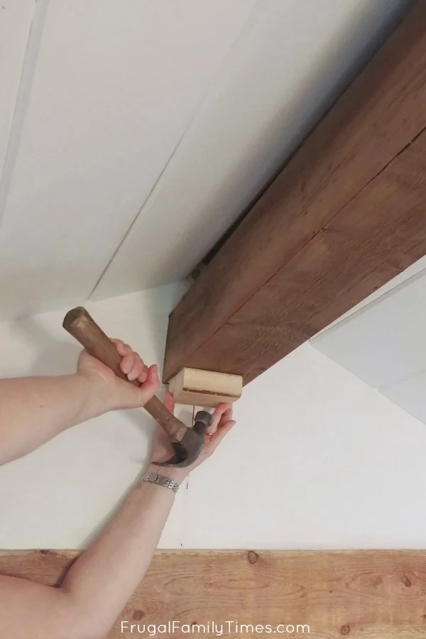 faux beam how to install