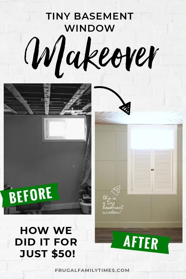 How To Make Basement Windows Look Bigger And Beautiful This Diy Life Make Basement Windows Look Bigger, Curtains On Small Basement Windows