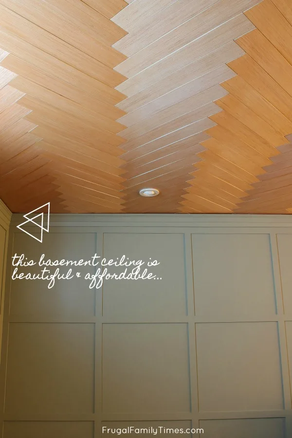 herringbone ceiling