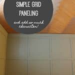 grid paneling how to add character with trim squares 2