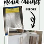 DIY Built-in Media Cabinet