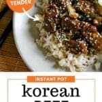 instant pot korean beef recipe